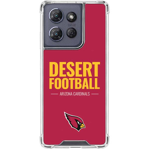 NFL Arizona Cardinals Team Motto Moto G Play 5G (2025) Clear Case
