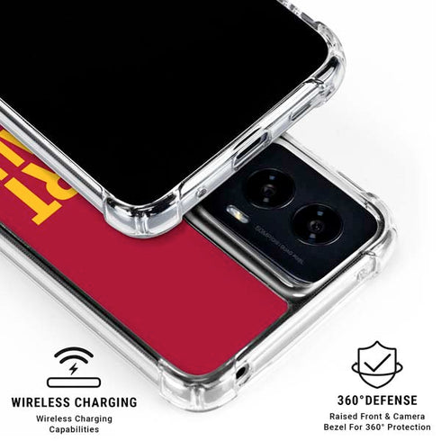 NFL Arizona Cardinals Team Motto Moto G Power 5G (2024) Clear Case