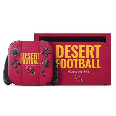 NFL Arizona Cardinals Team Motto Nintendo Switch 2 (2025) with Joy-Con Skin