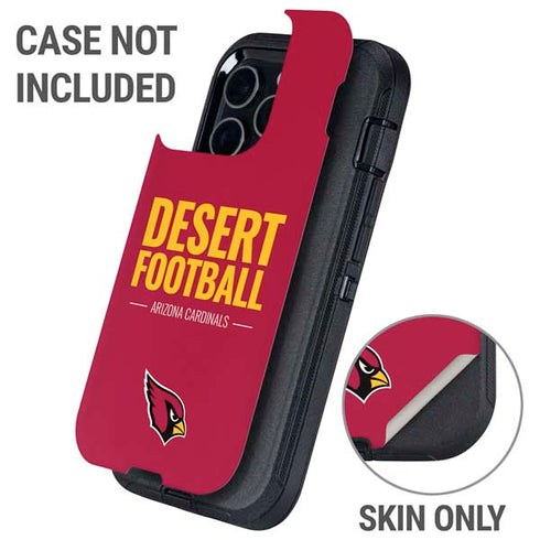 NFL Arizona Cardinals Team Motto Otterbox Defender iPhone Skin