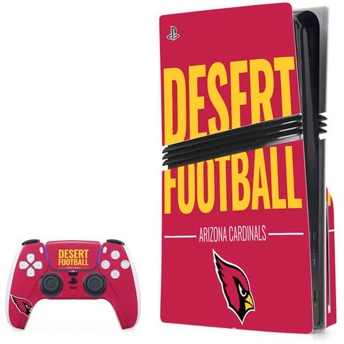 NFL Arizona Cardinals Team Motto PS5 Pro Disk Bundle Skin