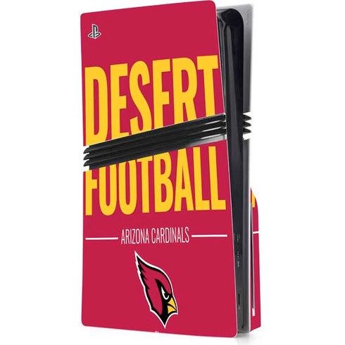 NFL Arizona Cardinals Team Motto PS5 Pro Disk Console Skin