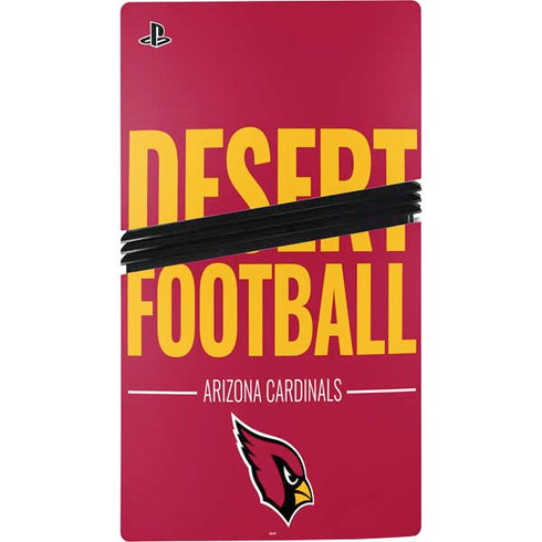 NFL Arizona Cardinals Team Motto PS5 Pro Disk Console Skin