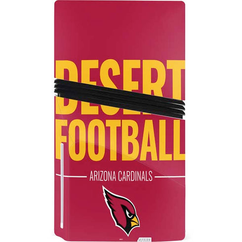 NFL Arizona Cardinals Team Motto PS5 Pro Disk Console Skin