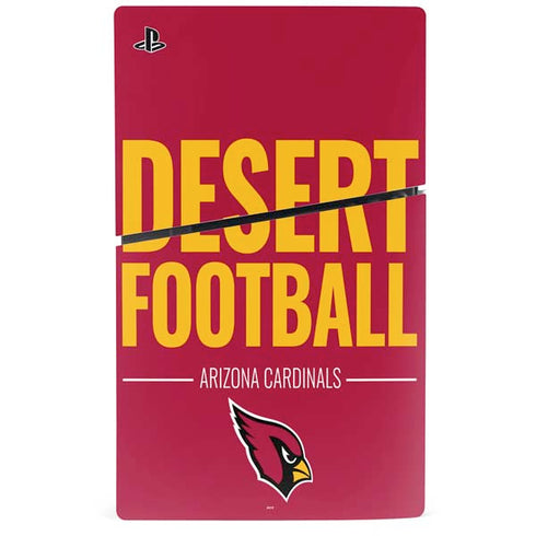 NFL Arizona Cardinals Team Motto PS5 Slim Digital Edition Console Skin