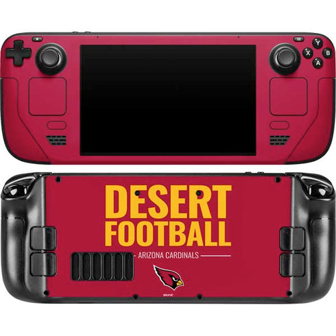 NFL Arizona Cardinals Team Motto Steam Deck Handheld Gaming Computer OLED Skin