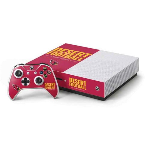 NFL Arizona Cardinals Team Motto Xbox One S Console and Controller Bundle Skin