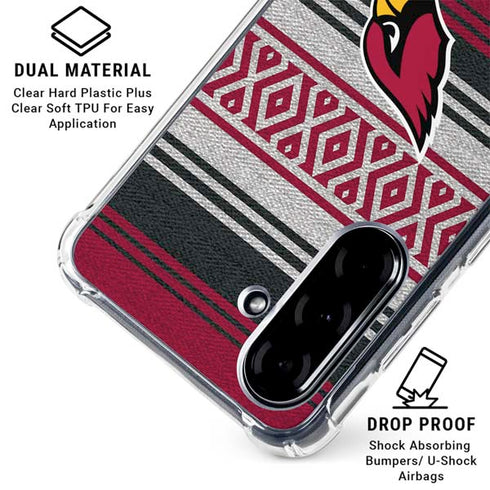 NFL Arizona Cardinals Trailblazer Galaxy A36 5G Clear Case
