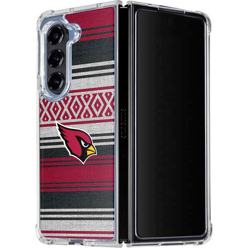 NFL Arizona Cardinals Trailblazer Galaxy Z Fold5 5G Clear Case