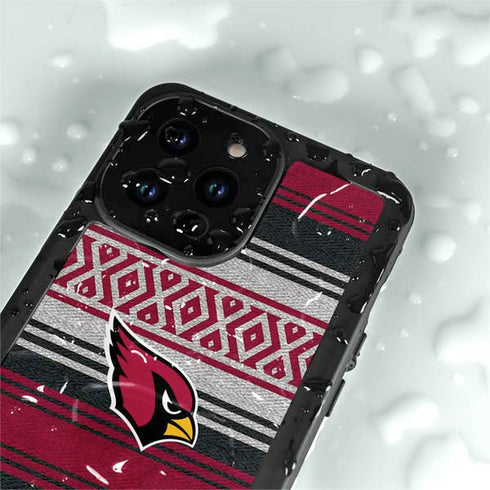 NFL Arizona Cardinals Trailblazer iPhone 15 Pro Waterproof Case