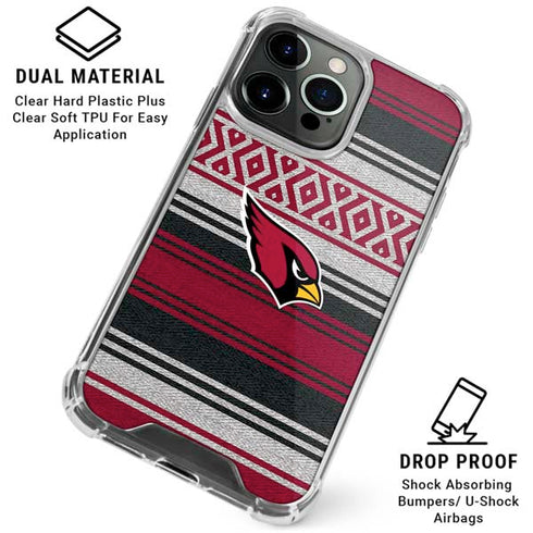 NFL Arizona Cardinals Trailblazer iPhone 16 Pro Max Clear Case
