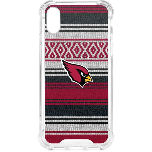 NFL Arizona Cardinals Trailblazer iPhone XS Clear Case