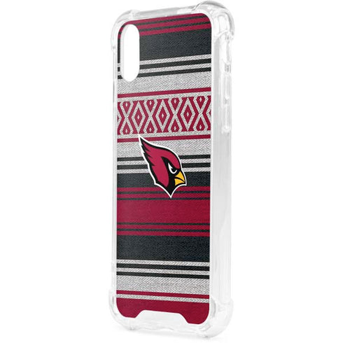 NFL Arizona Cardinals Trailblazer iPhone XS Clear Case