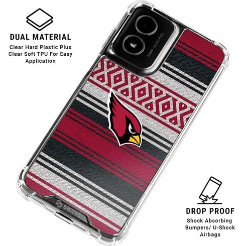 NFL Arizona Cardinals Trailblazer Moto G Power 5G (2024) Clear Case