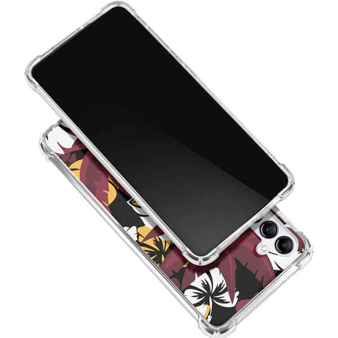NFL Arizona Cardinals Tropical Print Gabb Phone 4 Clear Case