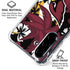 NFL Arizona Cardinals Tropical Print Galaxy A36 5G Clear Case