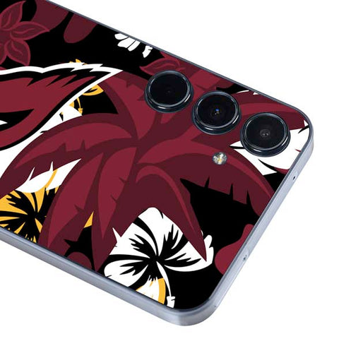 NFL Arizona Cardinals Tropical Print Galaxy A55 5G Skin