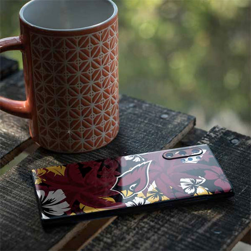 NFL Arizona Cardinals Tropical Print Galaxy Note 10 Plus Skin