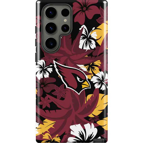 NFL Arizona Cardinals Tropical Print Galaxy S23 Ultra Pro Case