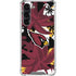 NFL Arizona Cardinals Tropical Print Galaxy S24 FE Clear Case