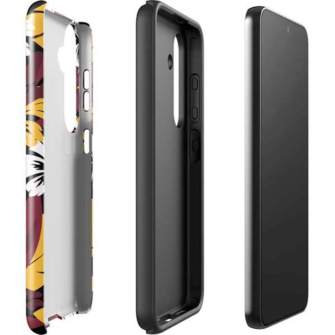 NFL Arizona Cardinals Tropical Print Galaxy S25 Impact Case