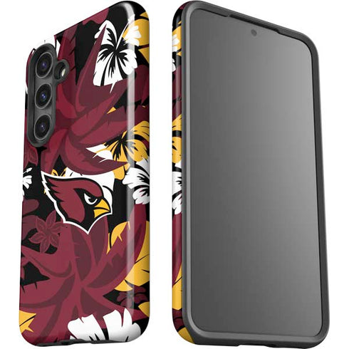NFL Arizona Cardinals Tropical Print Galaxy S25 Impact Case