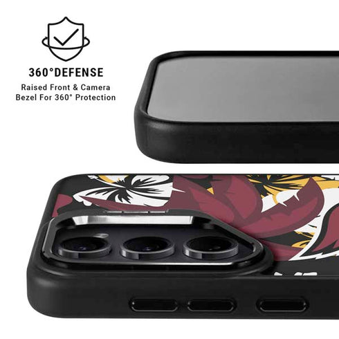 NFL Arizona Cardinals Tropical Print Galaxy S25 Plus Kickstand Case