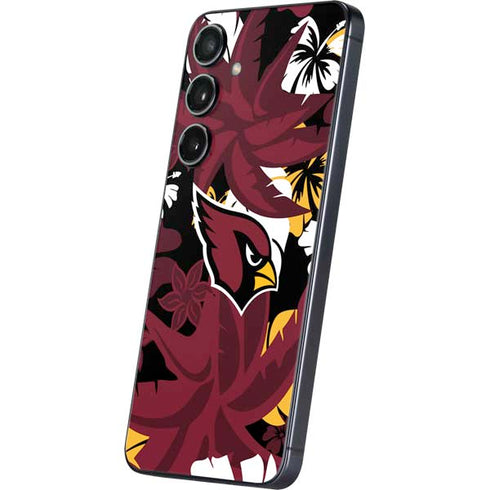 NFL Arizona Cardinals Tropical Print Galaxy S24 Skin