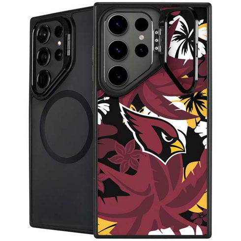 NFL Arizona Cardinals Tropical Print Galaxy S24 Ultra Kickstand Case