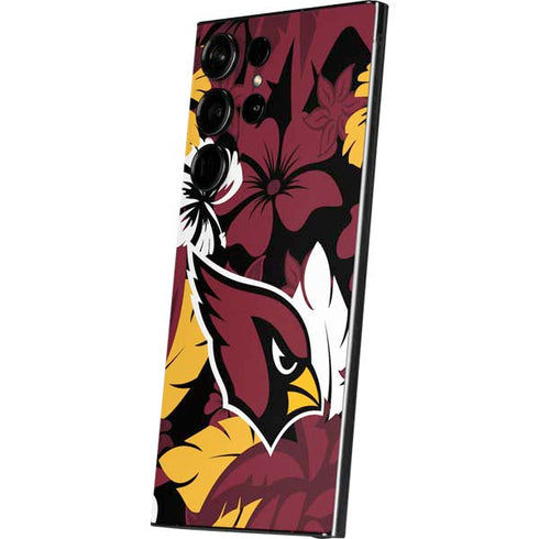 NFL Arizona Cardinals Tropical Print Galaxy S25 Ultra Skin