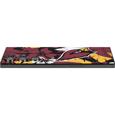 NFL Arizona Cardinals Tropical Print Galaxy S25 Ultra Skin