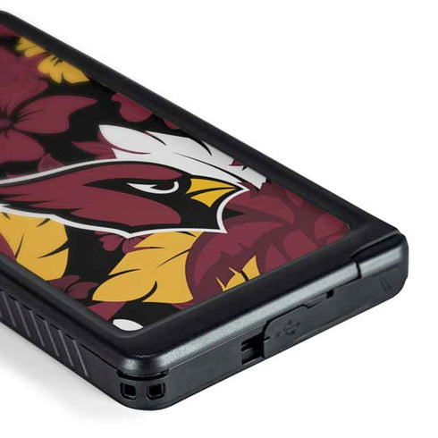 NFL Arizona Cardinals Tropical Print Galaxy S24 Ultra Waterproof Case