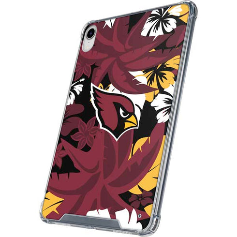 NFL Arizona Cardinals Tropical Print iPad 11th Gen (2025) Clear Case