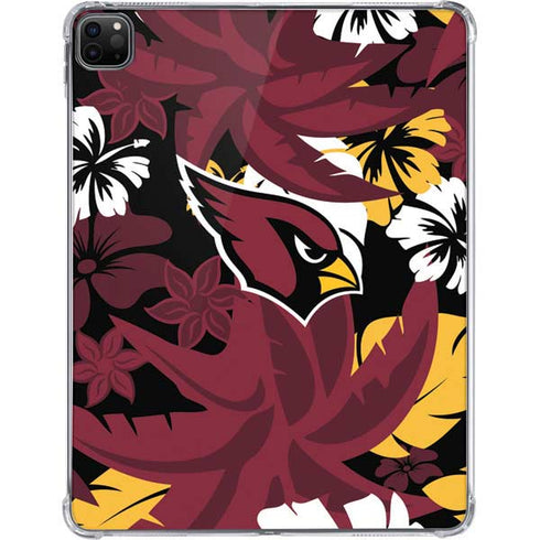 NFL Arizona Cardinals Tropical Print iPad Pro 11in (2024) Clear Case
