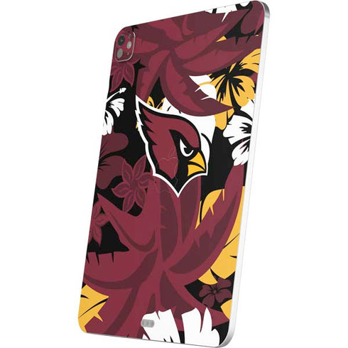 NFL Arizona Cardinals Tropical Print iPad Pro 13in M4 (2024) Skin
