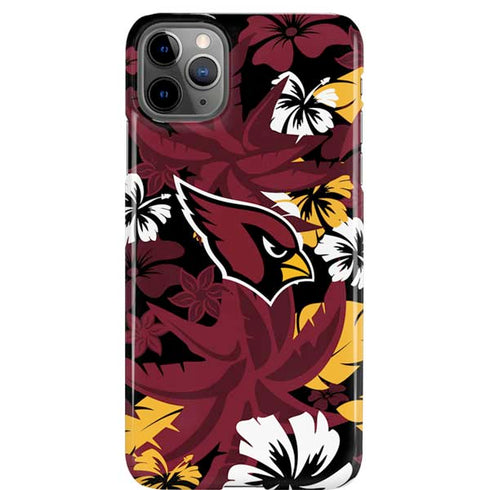 NFL Arizona Cardinals Tropical Print iPhone Cases