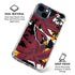 NFL Arizona Cardinals Tropical Print iPhone 15 Clear Case