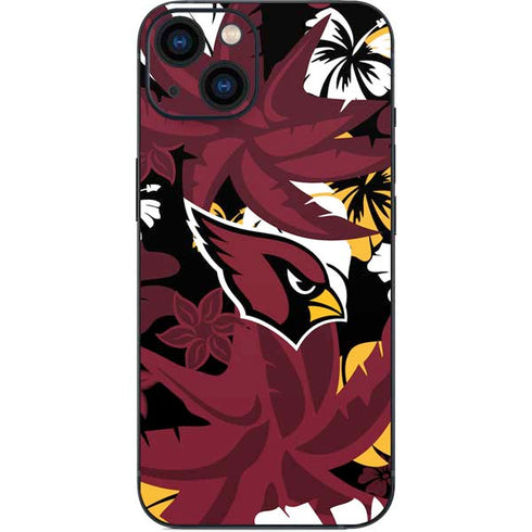NFL Arizona Cardinals Tropical Print iPhone 15 Skin