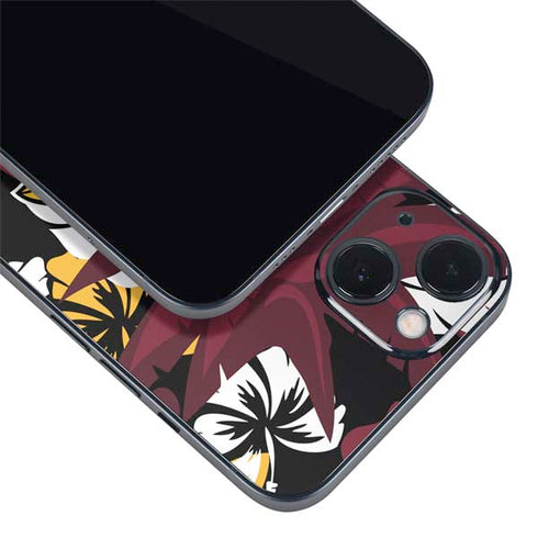 NFL Arizona Cardinals Tropical Print iPhone 15 Skin