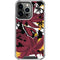 NFL Arizona Cardinals Tropical Print iPhone 16 Pro Max Clear Case