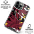 NFL Arizona Cardinals Tropical Print iPhone 16 Pro Max Clear Case