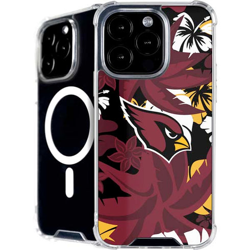 NFL Arizona Cardinals Tropical Print iPhone 16 Pro Max MagSafe Case