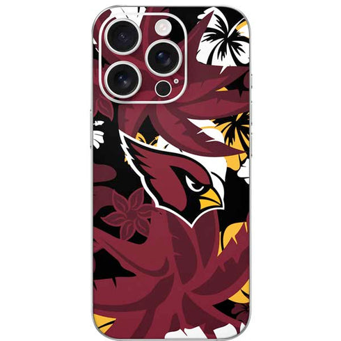NFL Arizona Cardinals Tropical Print iPhone 16 Pro Skin