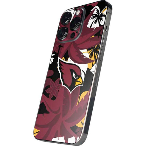 NFL Arizona Cardinals Tropical Print iPhone 16 Pro Skin