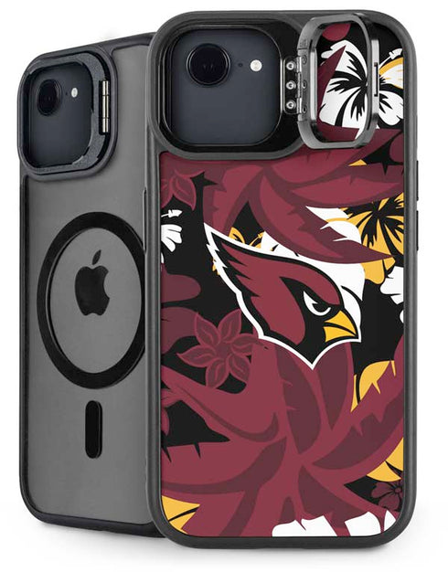 NFL Arizona Cardinals Tropical Print iPhone 16e Kickstand Case