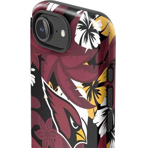 NFL Arizona Cardinals Tropical Print iPhone 16e Impact Case