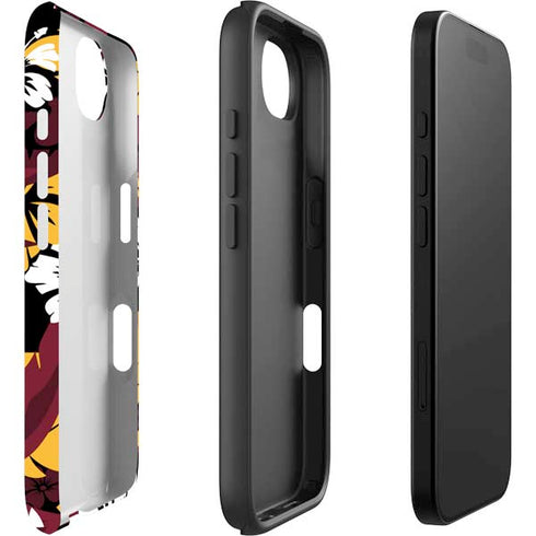 NFL Arizona Cardinals Tropical Print iPhone 16e Impact Case
