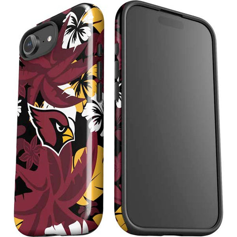NFL Arizona Cardinals Tropical Print iPhone 16e Impact Case