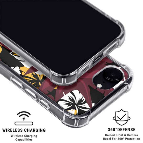 NFL Arizona Cardinals Tropical Print iPhone 16e MagSafe Case