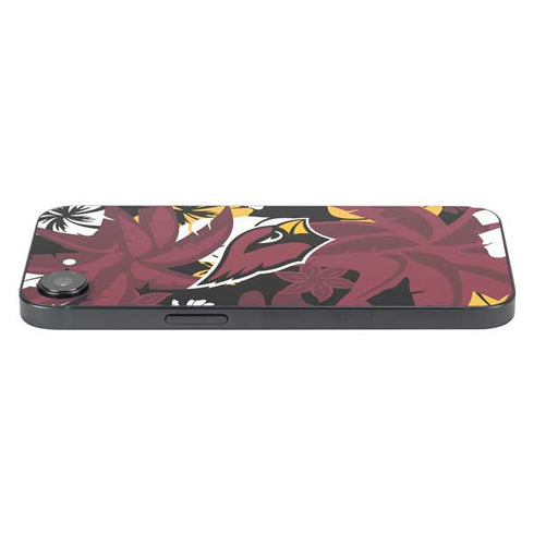 NFL Arizona Cardinals Tropical Print iPhone 16e Skin